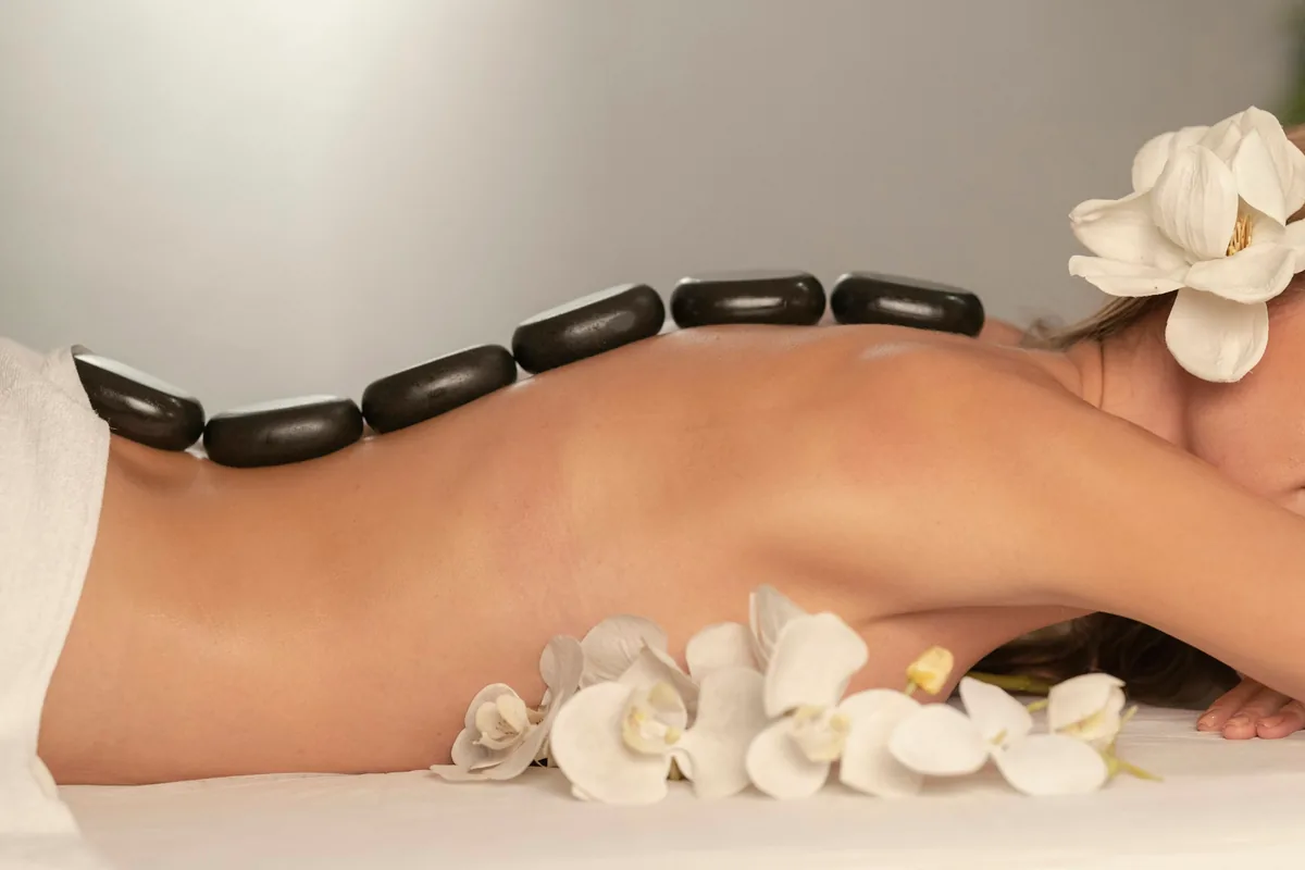 Hot stone massage therapy