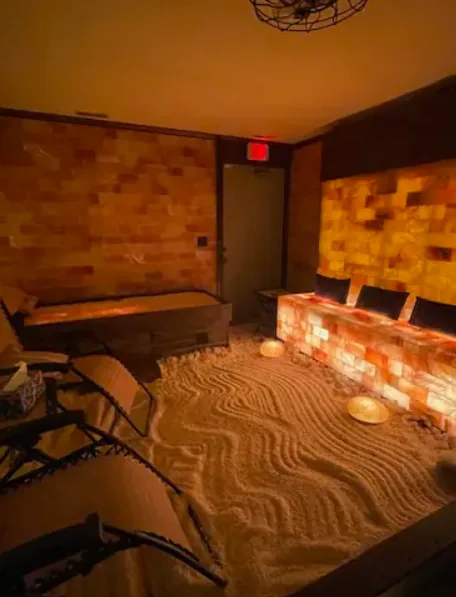 Inside the Himalayan Salt Cave at Massage Experience